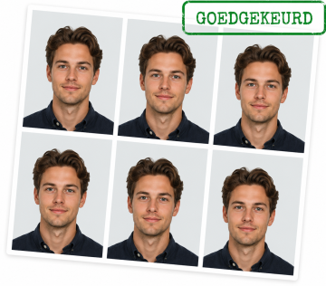 passport photo studio portrait